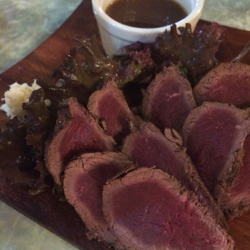 エゾ鹿肉のたたき(煙陣)