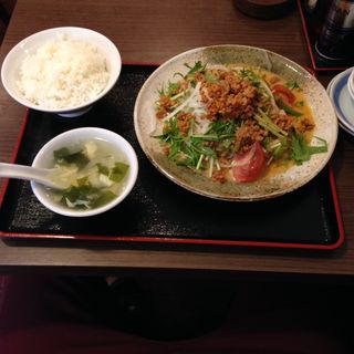 冷やし坦々麺セット(勇記餃子房)