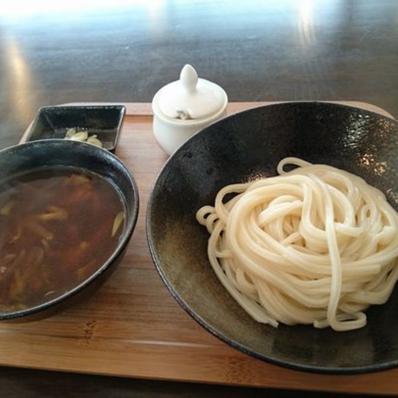 板倉汁のもりうどん(うどんカフェはらだ)