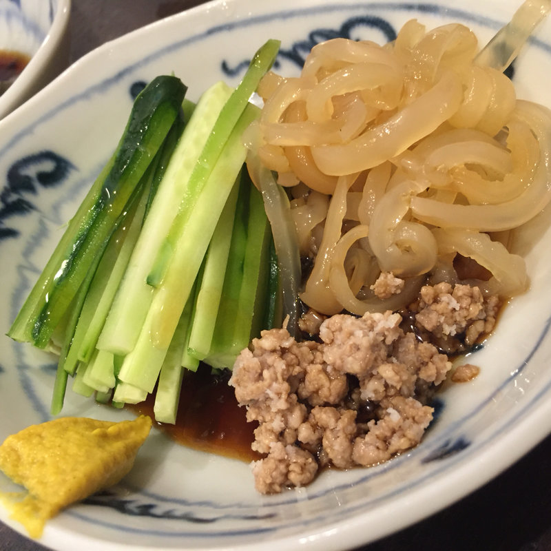 クラゲ酢の物(貴味蛸(きみたこ))