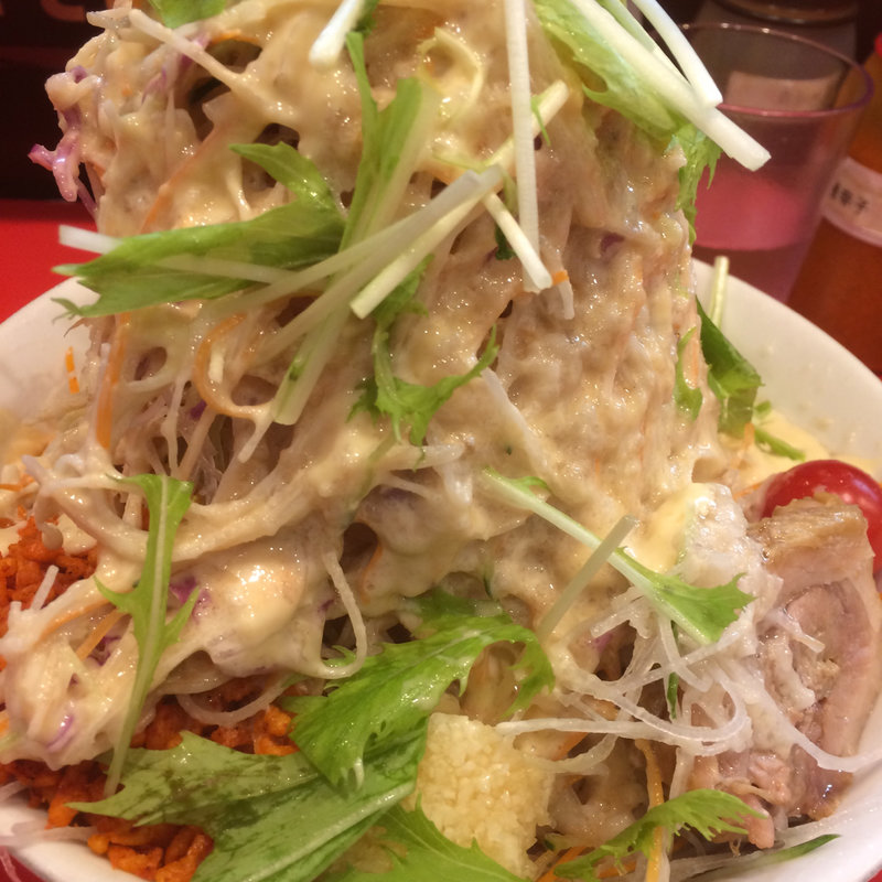 冷やし中華全増し(用心棒２階)