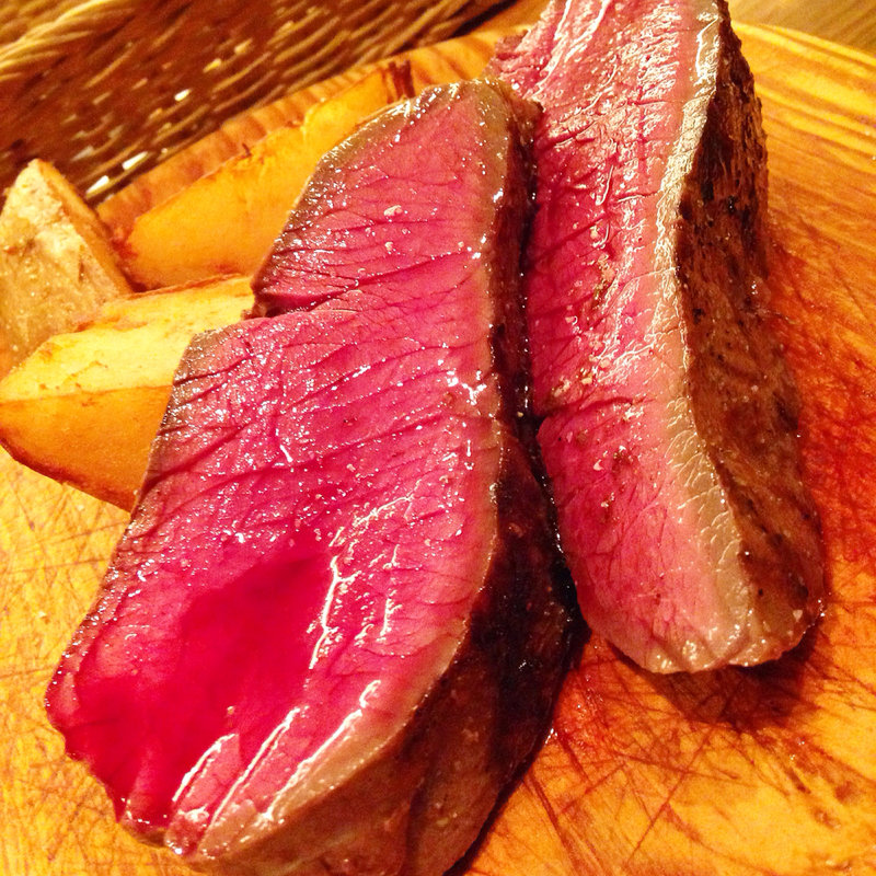 蝦夷鹿のロースト(Bar Bocca)