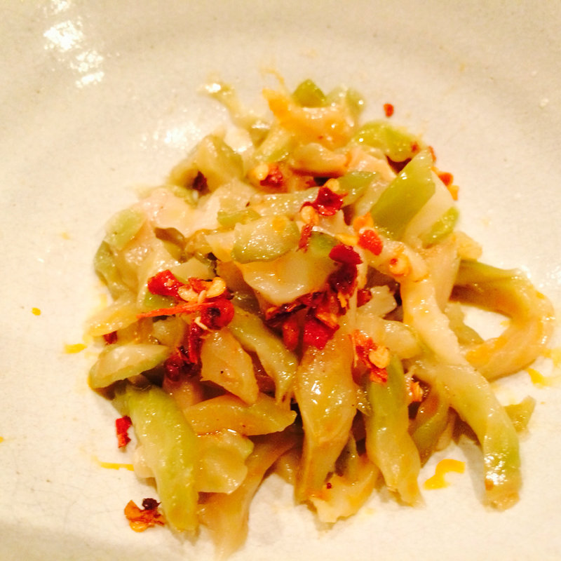 搾菜のピリ辛和え(えの吉 )