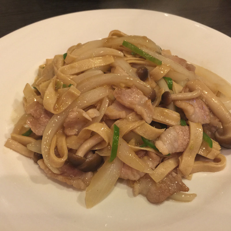 干豆腐のトウガラシ炒め(えの吉 )