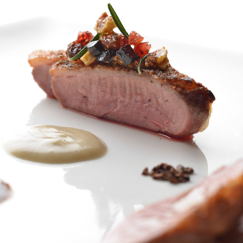 蝦夷鹿のロースト 小野菜と赤ワインソース(エノテカ ルーチェ )