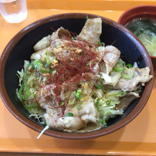 ネギ塩豚丼(横須賀PA)