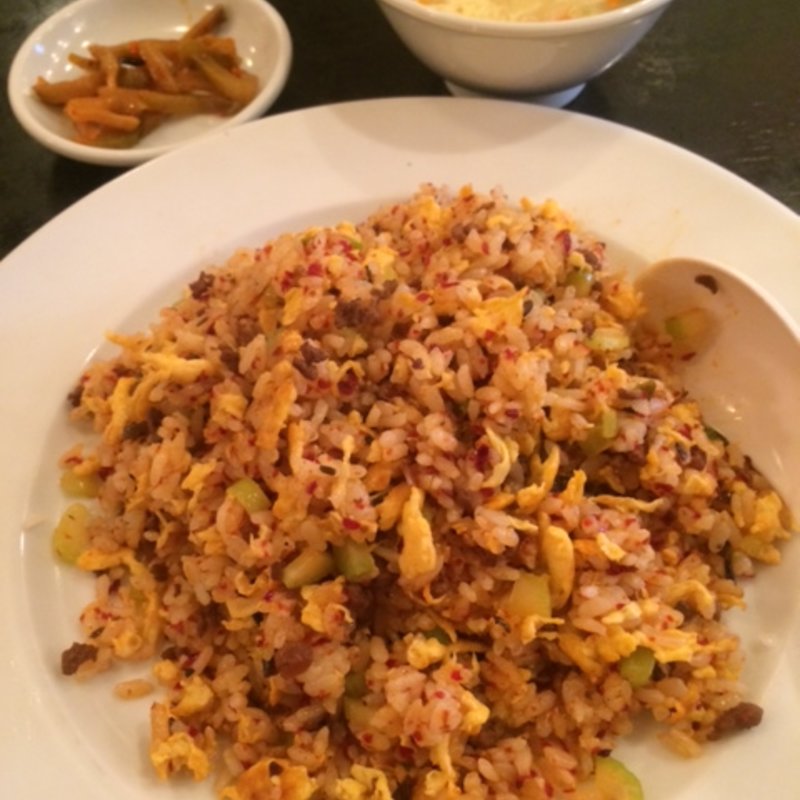  天府炒飯(麻辣王豆腐)