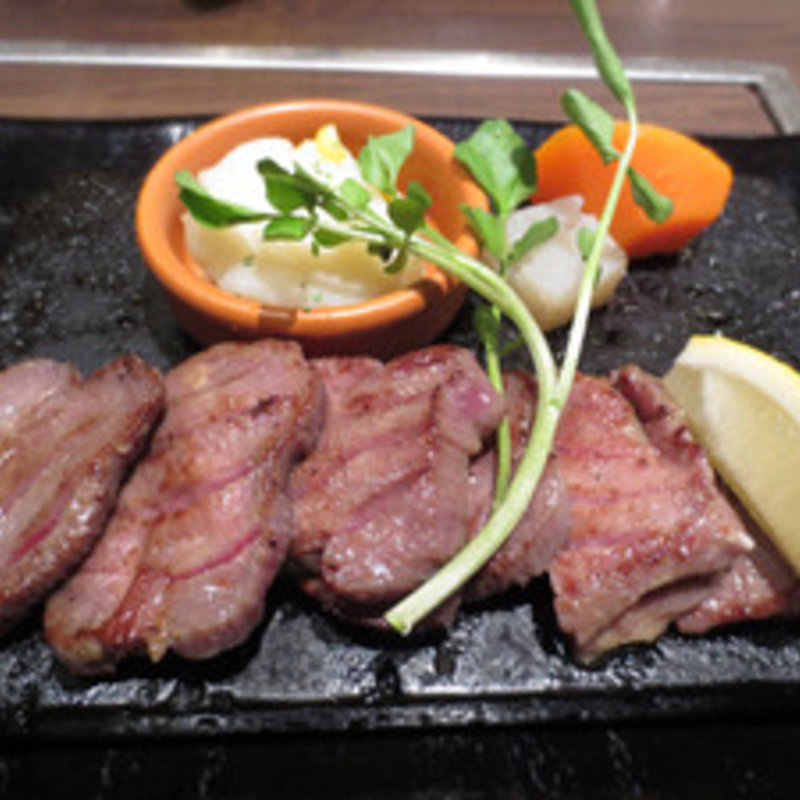 En特製牛タン定食(鉄板焼＆ワイン En (えん) あべのハルカス近鉄本店)