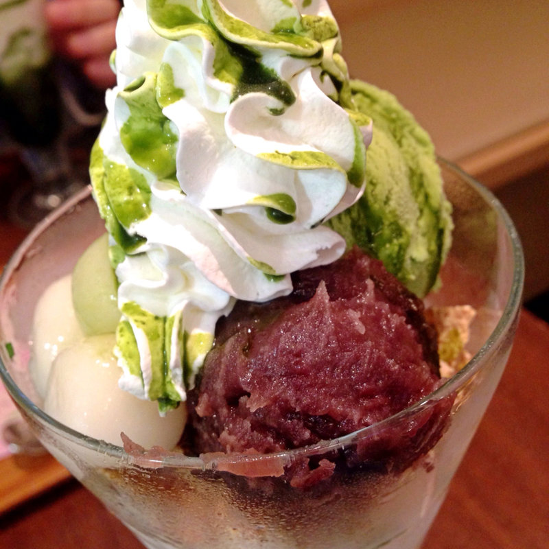 抹茶白玉パフェ(nana’s green tea)