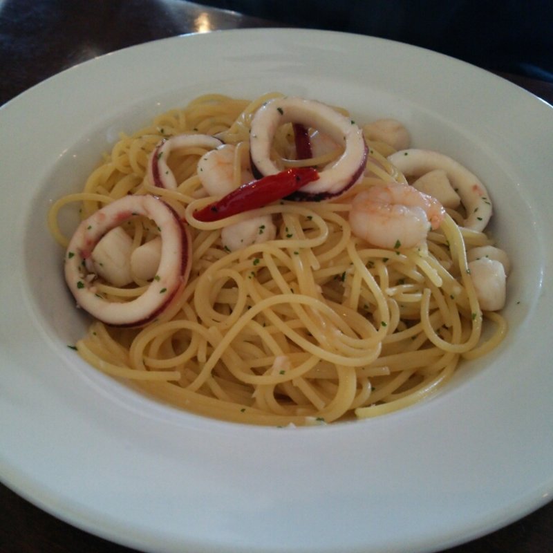 イカと小エビのペペロンチーノ(プレストンカフェ ニューポートひたちなか店 （The Preston Cafe）)