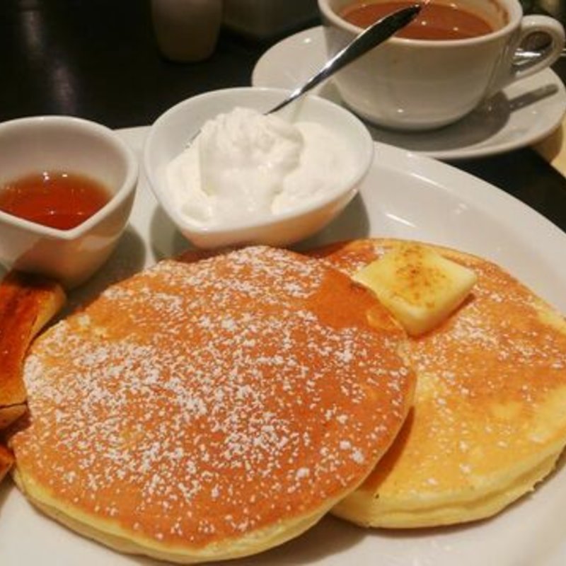 リコッタチーズのパンケーキ(ドリンク付き)(Paul Bassett 渋谷ヒカリエ ShinQs店 （ポールバセット）)