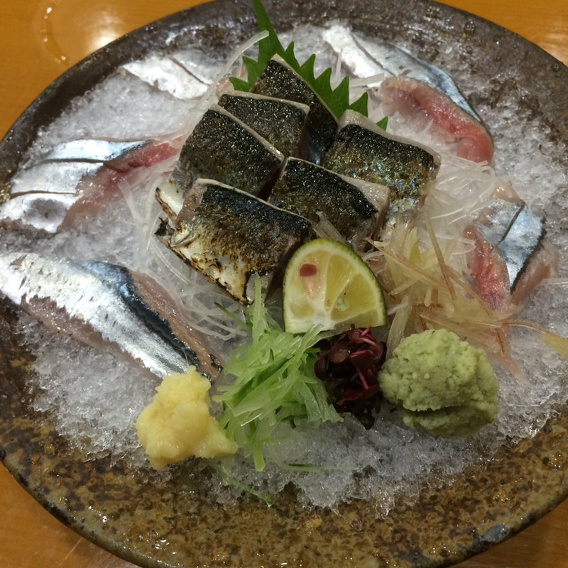 秋刀魚の造り(う越秀)