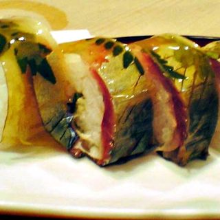 鯖の棒寿司(美登利寿司)