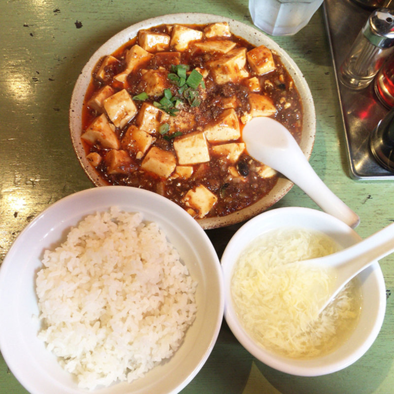 麻婆豆腐定食(ちょもらんま酒場 恵比寿東口店)