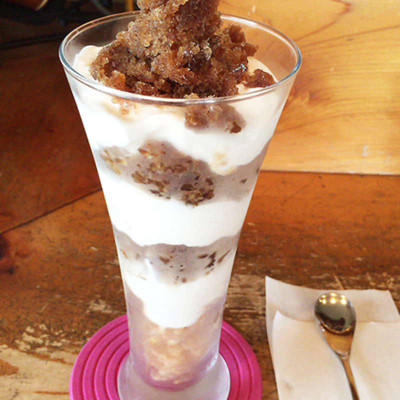 コーヒーのグラニータ(ナツメグカフェ)