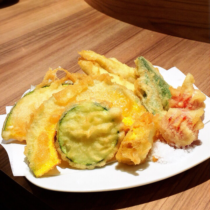 夏野菜の天ぷら(そば 俺のだし GINZA5 （【旧店名】俺のそば）)