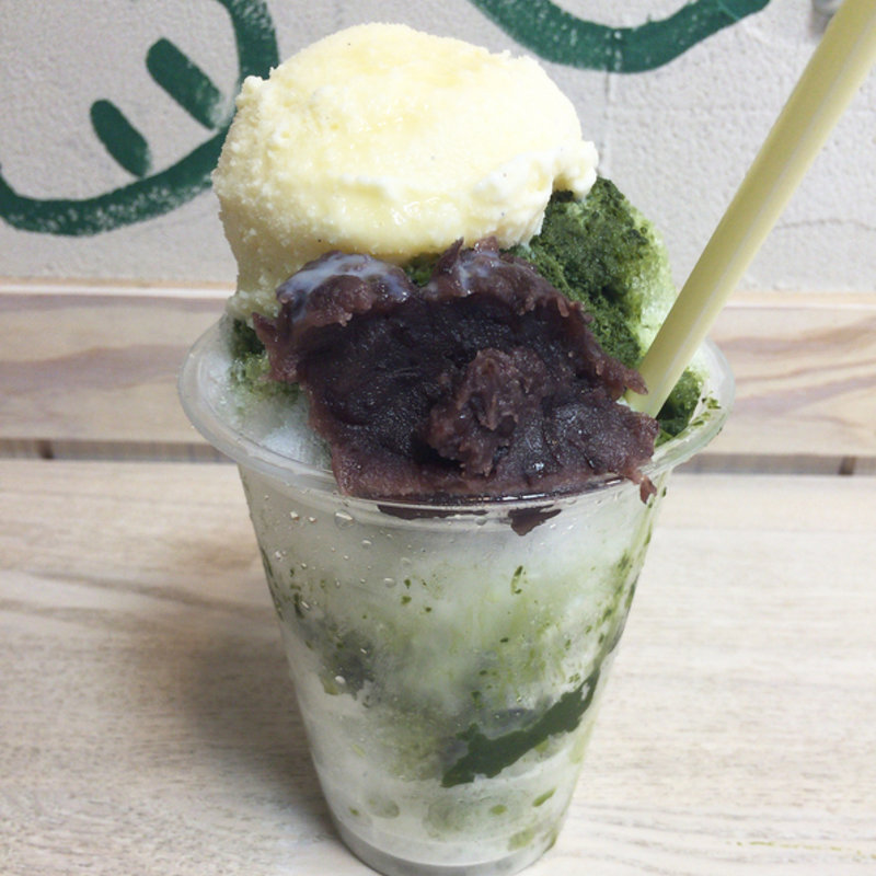 抹茶かき氷(フロレスタ高円寺店)
