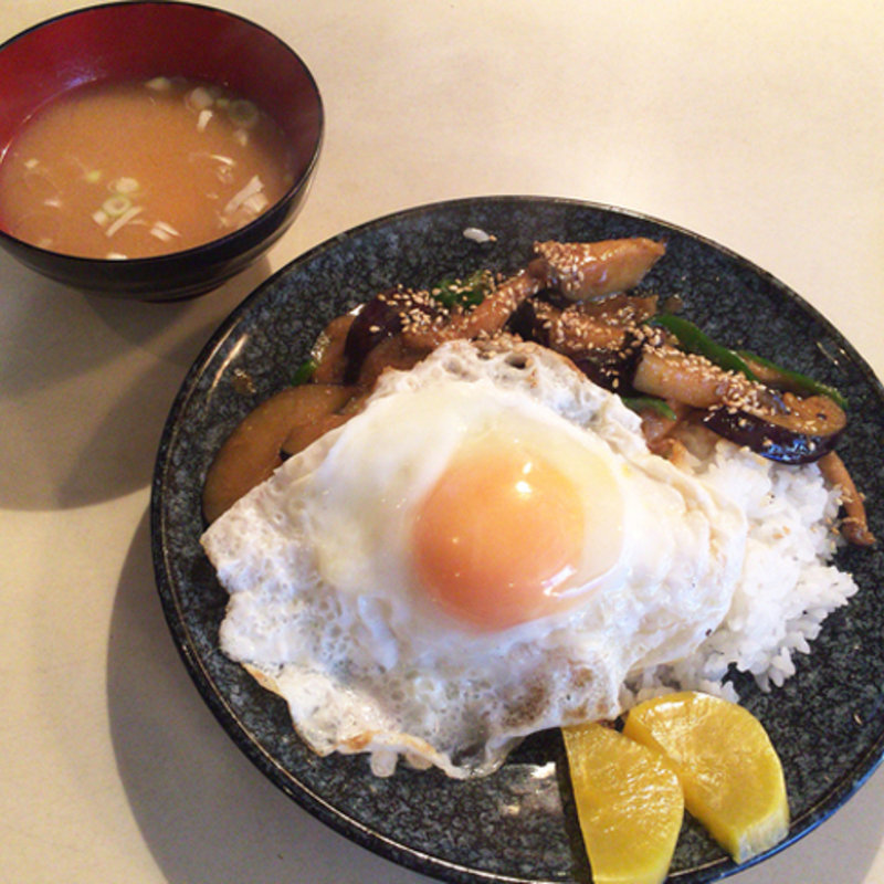 なすみそ炒め(黒ひぢ)