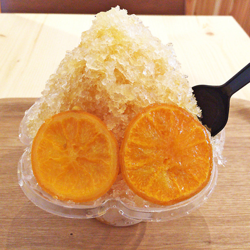 カキ氷 ハニーたんかん＆パッション(ヘルシー アイランド カフェ 恵比寿店 （Hi～Healthy Island cafe～）)