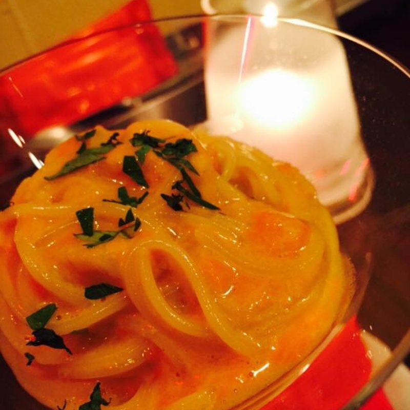 雲丹の冷製カッペリーニ(Barbaro たまプラーザ)