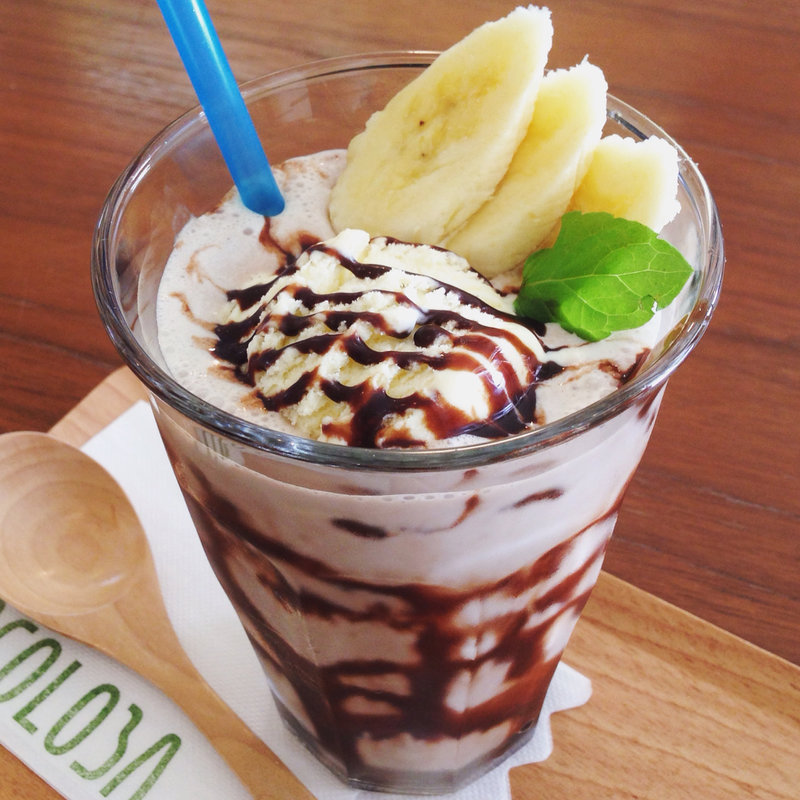 バナナとバニラのシェイク(cafe COCOLOBA)