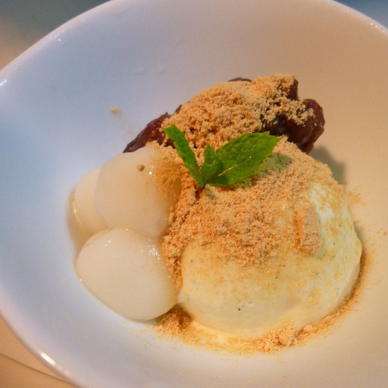 白玉ぜんざいアイス(旬彩台所513)