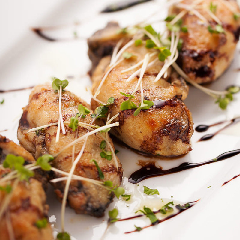 大粒カキと野菜のバルサミコソテー(ヴィットリア )