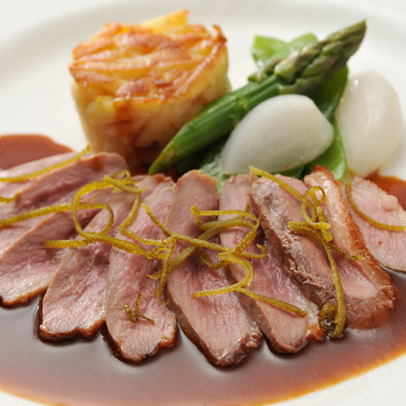 鴨の胸肉ステーキ(クイーンベル)