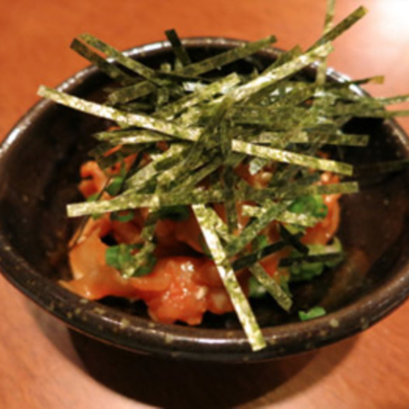 ホタテのヒモのチャンジャ風(和醸良酒 （ワジョウリョウシュ）)