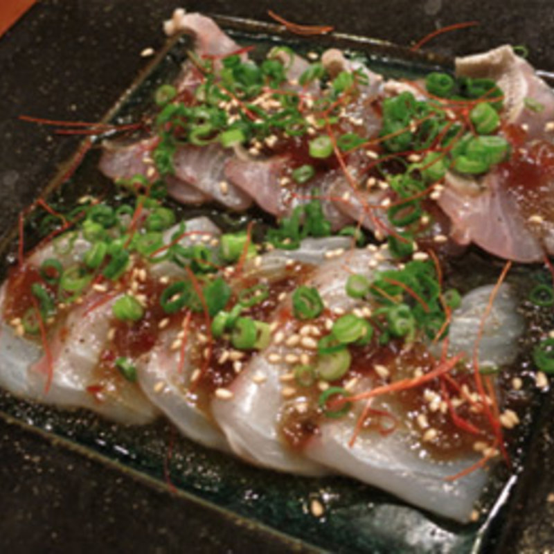鮮魚のカルパッチョ(和醸良酒 （ワジョウリョウシュ）)