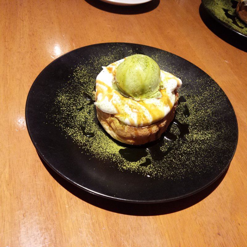 黒蜜抹茶トースト(ボーノボーノ 桐生境野店 )