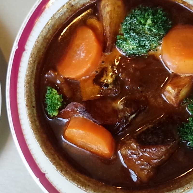 飯付牛特製ビーフシチュー(洋食＆プライムリブ　レストラン　アンジェ)