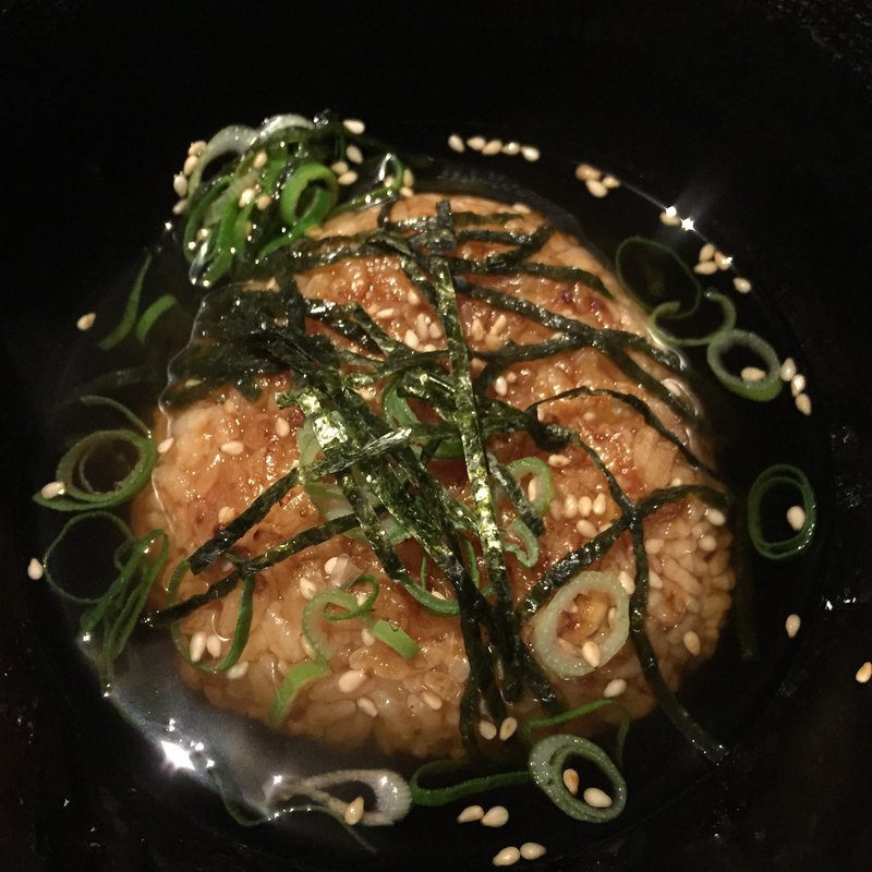 焼きおにぎり茶漬け(竹取御殿 奈良駅前店)