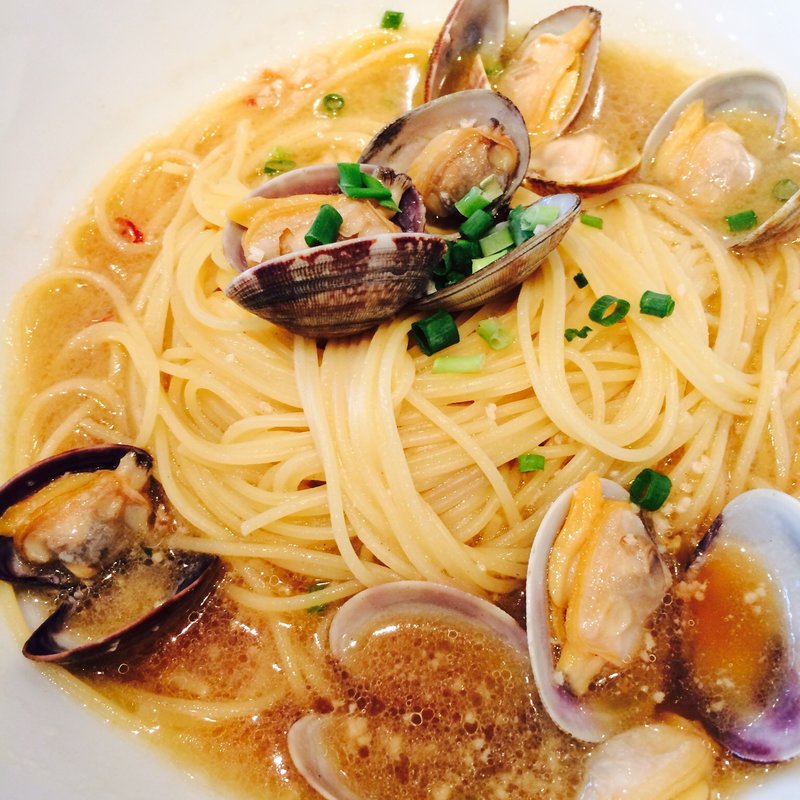 和風ボンゴレビアンコのすぱ(釜あげスパゲティ　すぱじろう 六本木店 （釜あげスパゲティ　すぱじろう　六本木）)