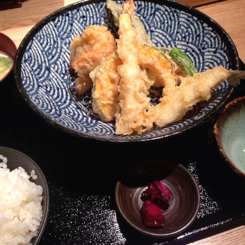 米福天ぷら定食(米福 四条烏丸 )