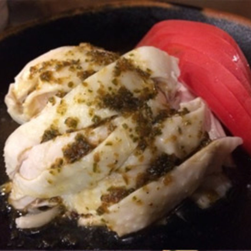 蒸し鶏山椒和え(湘南小吃)