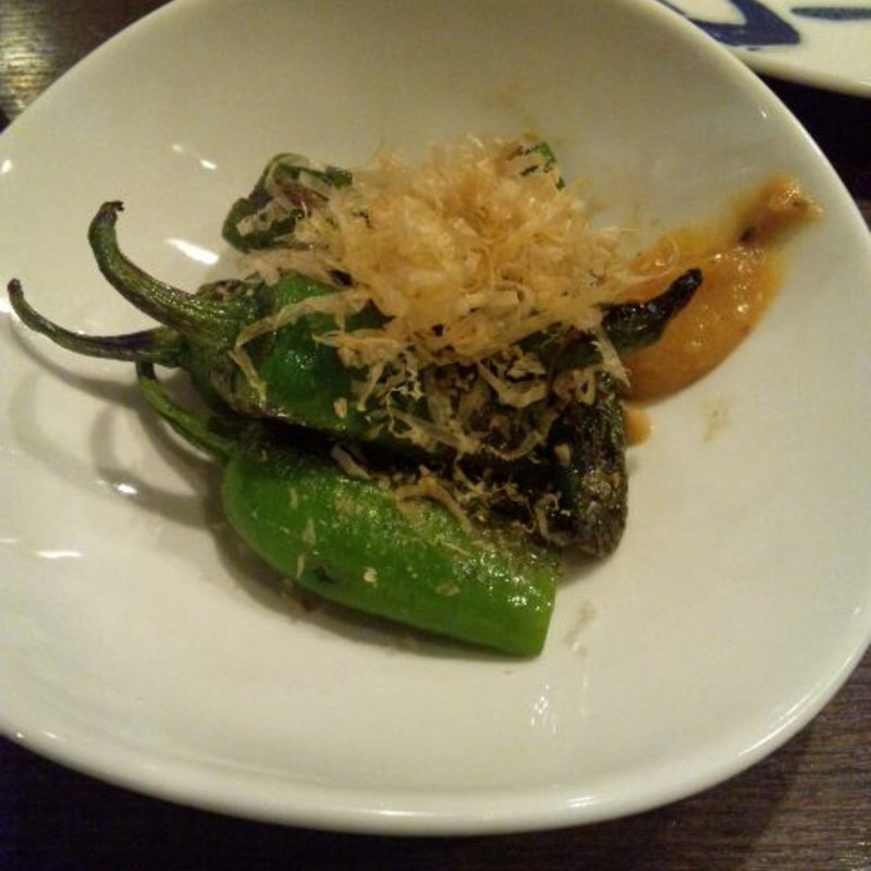 京とうがらしのおかか醤油焼き(釜めし菜時記 菜つ屋)