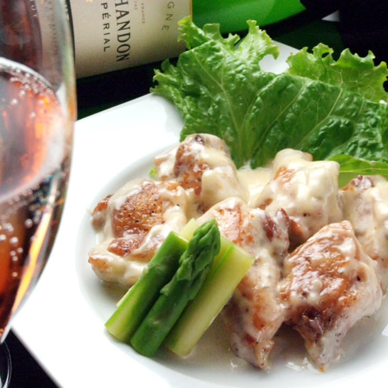 アスパラ＆チキン　濃厚ゴルゴンゾーラ(6SENSE 柏店 （シックスセンス）)