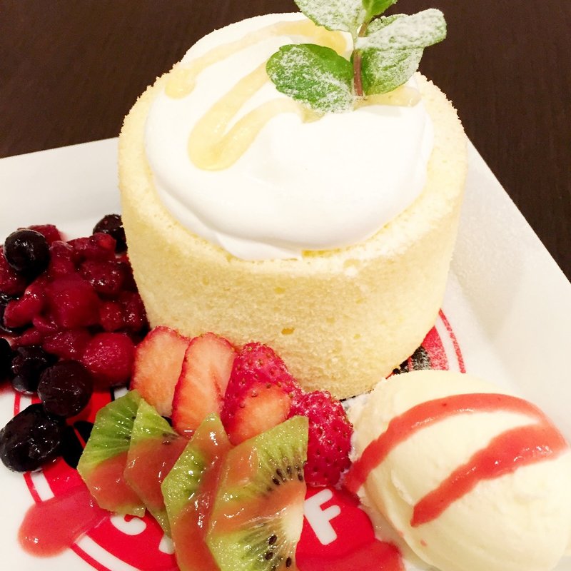 プレミアムシフォンプレート（レモン）(カフェ マリオシフォン)