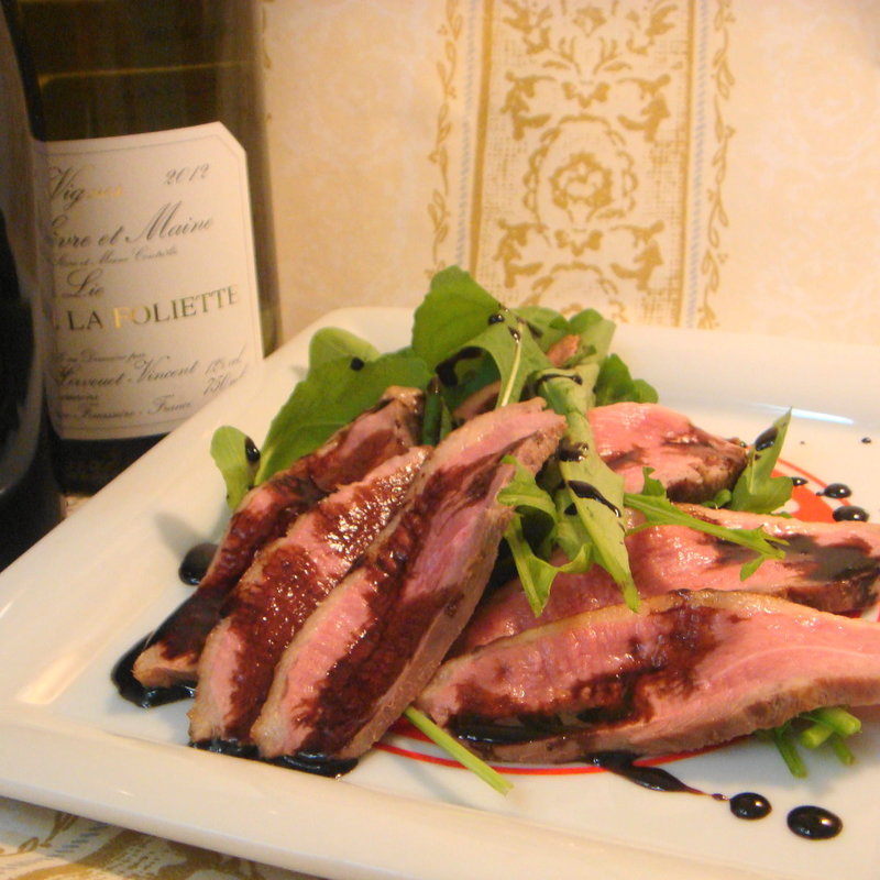 鴨肉のロースト(カフェ マリオシフォン)