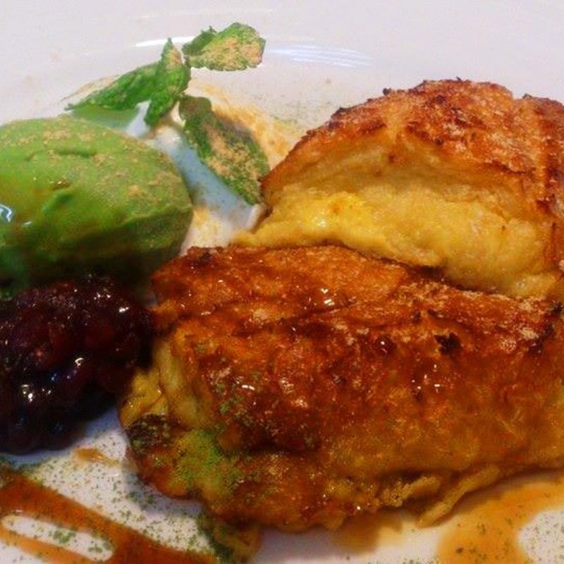 フレンチトースト　宇治抹茶(カフェ マリオシフォン)