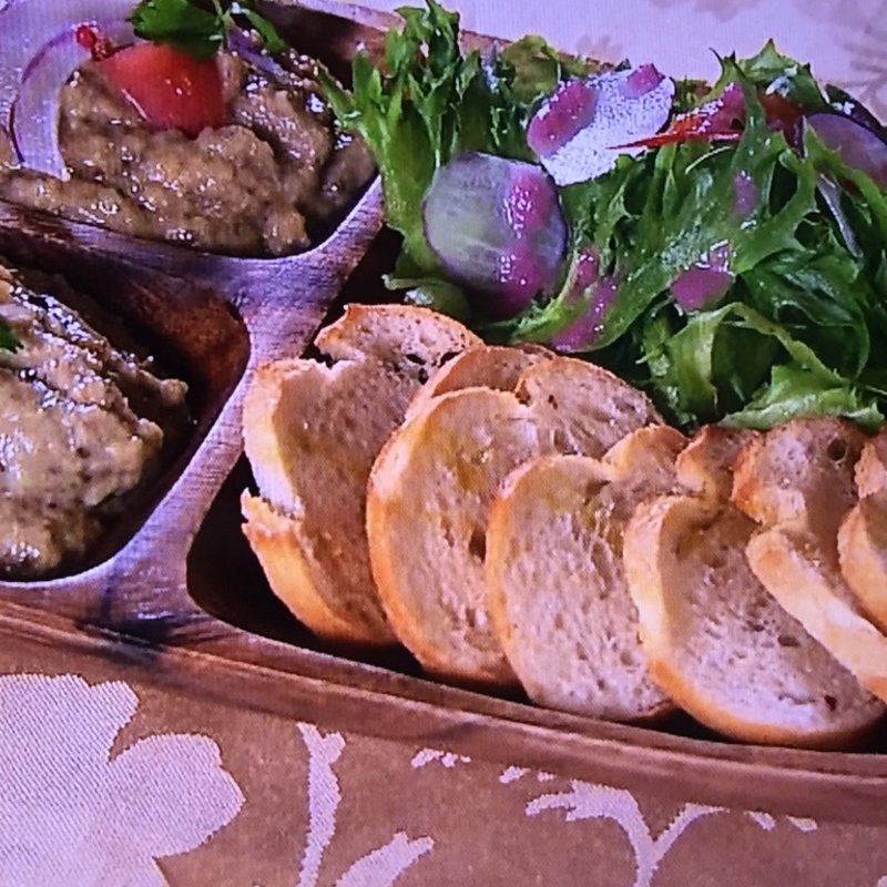 ナスのブルスケッタ(カサ アントアネッタ （Casa-Antoaneta）)