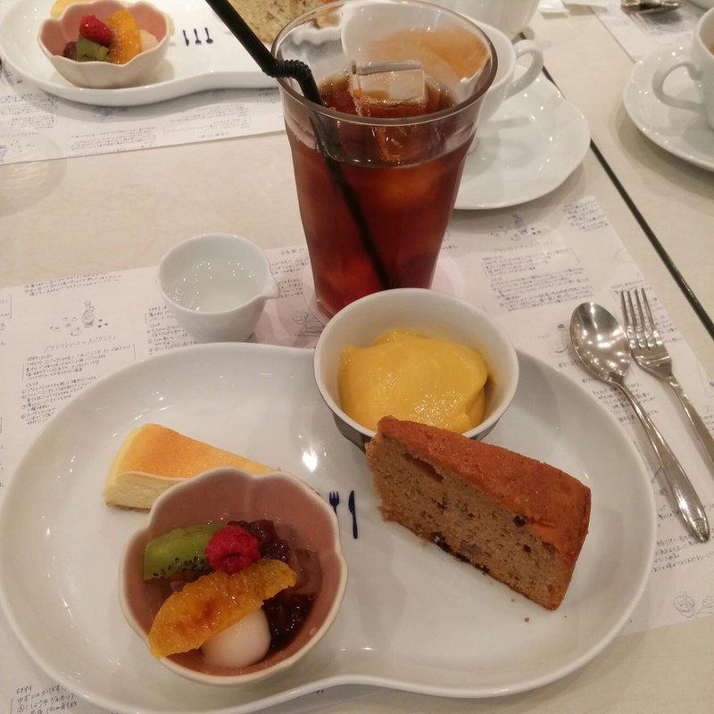 デザートプレート(ゆとりの空間 横浜ベイクォーター店)