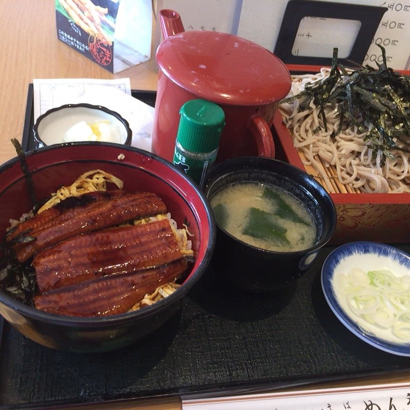うな丼セット(長盛庵　めん秀 )