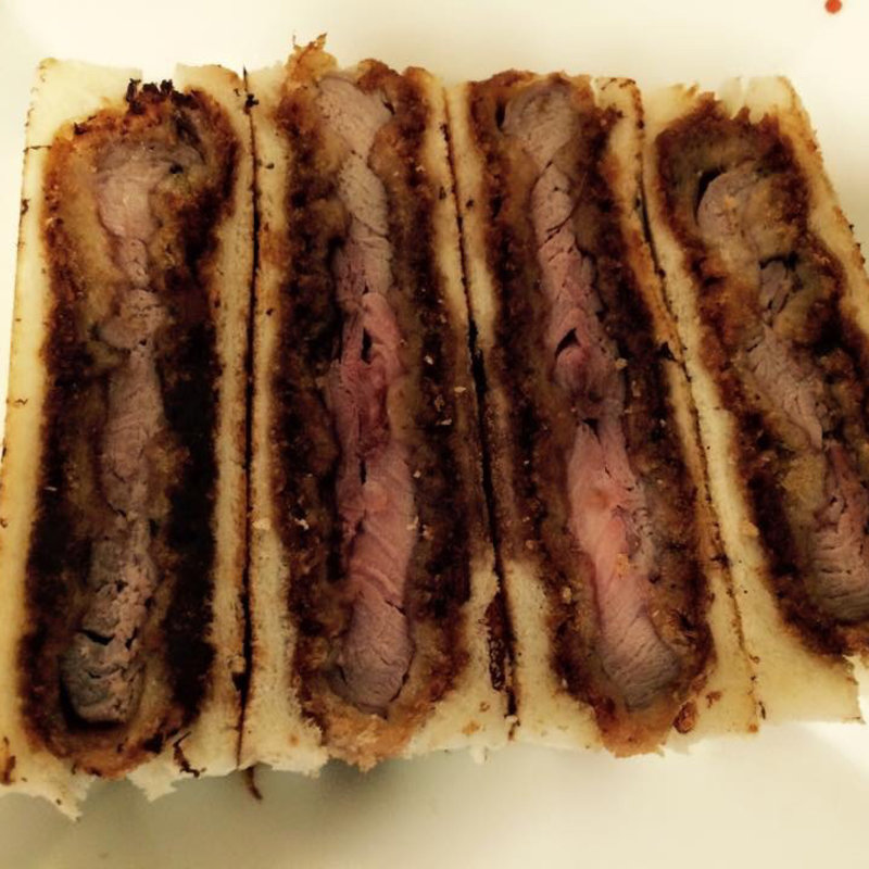 ビーフヘレカツサンド（ハーフ）お土産(ｸﾞﾘﾙ梵 堂島店)