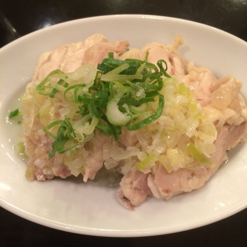 蒸し鶏ネギだれ(ドラゴン レッド リバー 阪急西宮ガーデンズ店)