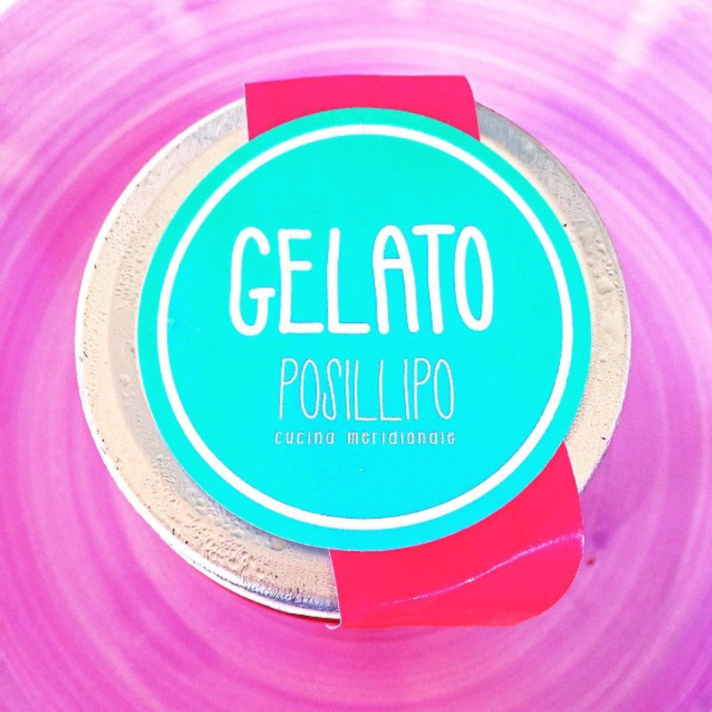 カシスジェラート(POSILLIPO -cucina meridionale- （ポジリポ -クッチーナ メリディオナーレ）)