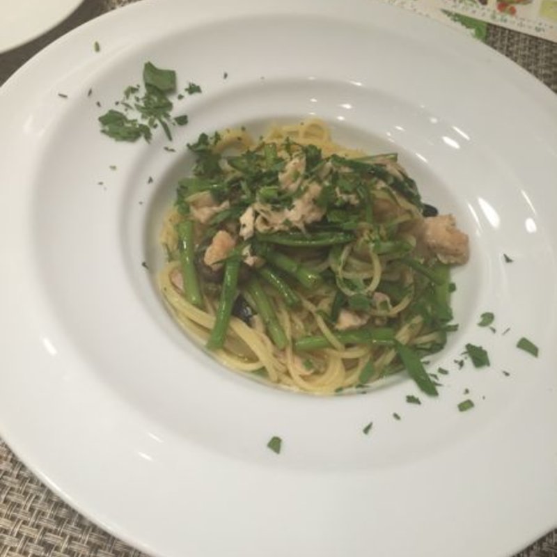 青菜のパスタ(イル デジデリオ オルタッジョ 阪急梅田本店)