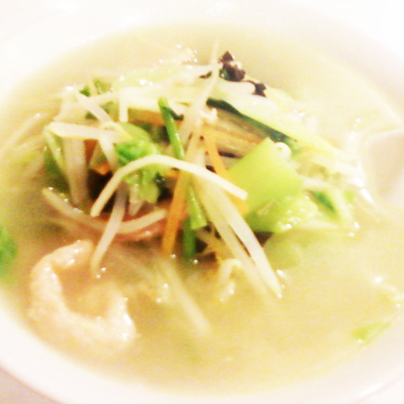 湯麺（野菜そば）(大晃飯店川口店)