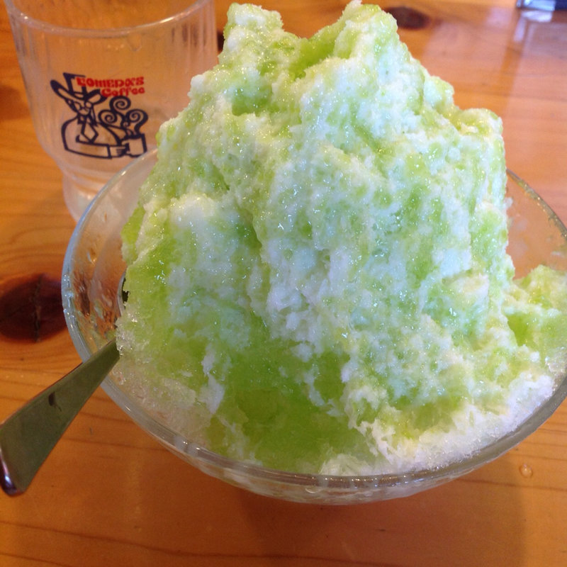 メロン練乳氷 ミニ(コメダ珈琲店 守山志段味店)